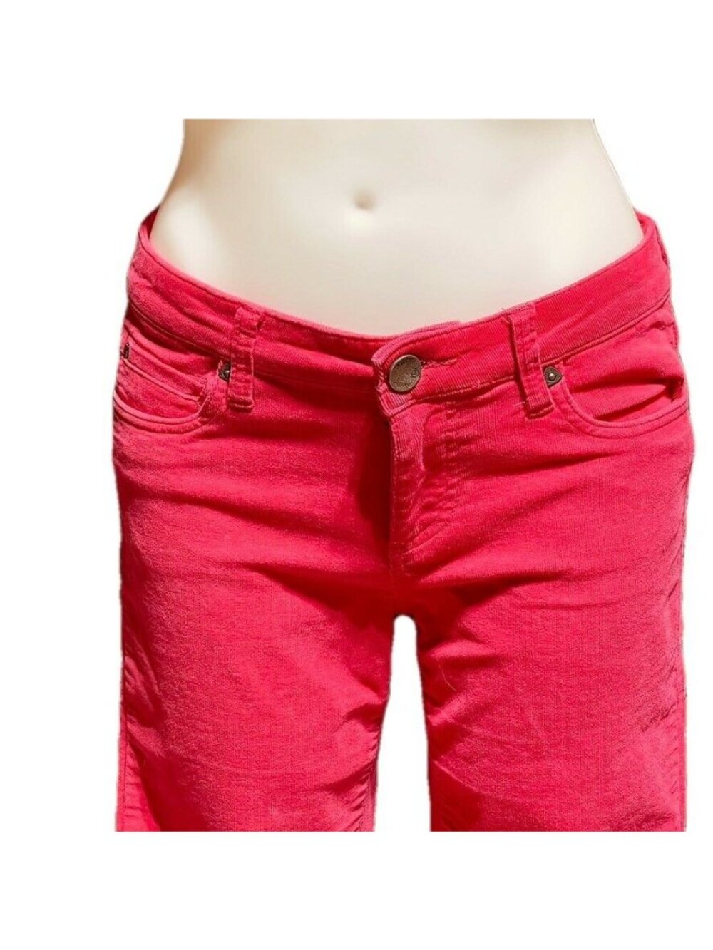 KUT from the Kloth Womens Red Corduroy Pants Size 6 - Picture 5 of 12